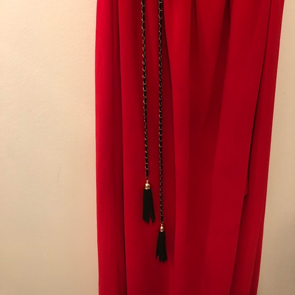 Long strapless dress w/ high slit (small) - Picture 4 of 6